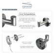 Transolid Turin Robe Hook