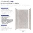 Transolid TWK363696-KI34T Titan Shower Wall Kit