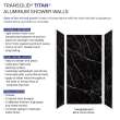 Transolid TWK483696-KI03G Titan Shower Wall Kit