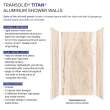 Transolid TWK483696-KI32H Titan Shower Wall Kit