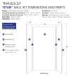 Transolid TWK483696-KI32G Titan Shower Wall Kit