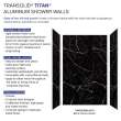 Transolid TWK603696-KI03G Titan Shower Wall Kit