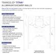 Transolid TWK603696B-KI01G Titan Shower Wall Kit
