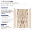 Transolid TWK603696B-KI32G Titan Shower Wall Kit