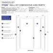 Transolid TWK603696-KI31H Titan Shower Wall Kit