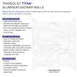 Transolid TWK604896-KI58H Titan 64-in x 48-in x 96-in Shower Wall Kit, Summit (Honed)