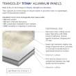 Transolid TWK603696-KI03H Titan Shower Wall Kit