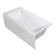 Transolid UATTR603020-L Ursula 60-in x 30-in x 20-in Alcove Acrylic Bathtub With Left Hand Drain, White (Glossy)