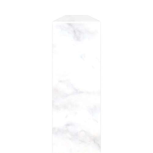 Transolid SFIM722-47V Saramar .25-in x 1-in x 72-in Flat Inside Corner Molding, White Venito Velvet