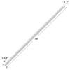 Transolid EM981-181 Lusso 1-in x 1.87-in x 98-in Transition Edge Molding, Palladio White