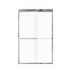 Transolid FBPT487608F-R-PC Frederick 45.75-47 in. W x 76 in. H Semi-Frameless Bypass Shower Door in Polished Chrome with Frosted Glass 