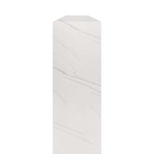 Transolid FIM722-181 Lusso .25-in x 1-in x 72-in Flat Inside Corner Molding, Palladio White