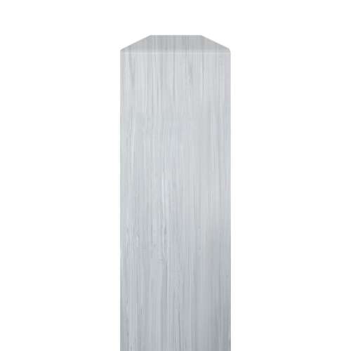 Transolid FIM962-186 Lusso .25-in x 1-in x 96-in Flat Inside Corner Molding, Glacier Grey