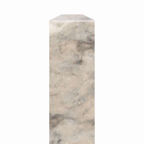 Transolid SFIM722-49V Saramar .25-in x 1-in x 72-in Flat Inside Corner Molding, Sand Creme Velvet