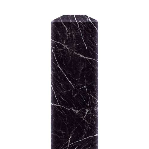 Transolid FIM962-KI03H Titan .25-in x 1-in x 96-in Flat Inside Corner Molding, Black Caruso Honed