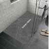 Transolid FZSP7248C-59 Trimslate Plus 72-in x 48-in Zero Threshold Shower Base with Center Drain, Ashy Grey