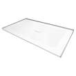 Transolid FZS6040C-31 Trimslate 60-in x 40-in Zero Threshold Shower Base with Center Drain, White