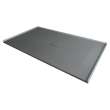 Transolid FZS5140C-40 Trimslate 51-in x 40-in Zero Threshold Shower Base with Center Drain, Dark Grey