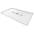Transolid FZS6332C-31 Trimslate 63-in x 32-in Zero Threshold Shower Base with Center Drain, White
