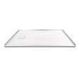 Transolid FZSR6336-31 Trimslate 63-in x 36-in Zero Threshold Tub Replacement Shower Base with End Drain, White