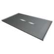 Transolid FZS6336C-40 Trimslate 63-in x 36-in Zero Threshold Shower Base with Center Drain, Dark Grey