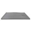 Transolid FZS6736-40 Trimslate 67-in x 36-in Zero Threshold Shower Base with End Drain, Dark Grey