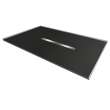 Transolid FZS7248C-09 Trimslate 72-in x 48-in Zero Threshold Shower Base with Center Drain, Black