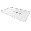 Transolid FZS7248C-31 Trimslate 72-in x 48-in Zero Threshold Shower Base with Center Drain, White