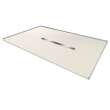 Transolid FZS7248C-32 Trimslate 72-in x 48-in Zero Threshold Shower Base with Center Drain, Cameo