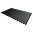 Transolid FZS7940C-09 Trimslate 79-in x 40-in Zero Threshold Shower Base with Center Drain, Black