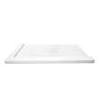 Transolid FZSDT7940C-31 Trimslate 79-in x 40-in Shower Base with Adjustable Double Threshold and Center Drain, White