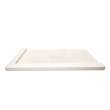 Transolid FZSDT7940C-32 Trimslate 79-in x 40-in Shower Base with Adjustable Double Threshold and Center Drain, Cameo