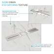 Transolid FZSP7248C-60 Trimslate Plus 72-in x 48-in Zero Threshold Shower Base with Center Drain, Calcite