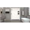 Transolid FZS7940C-40 Trimslate 79-in x 40-in Zero Threshold Shower Base with Center Drain, Dark Grey
