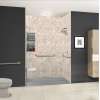 Transolid FZS6736-40 Trimslate 67-in x 36-in Zero Threshold Shower Base with End Drain, Dark Grey