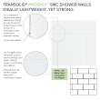 Transolid PWKX60488412-531 Prodigy 60-in x 48-in x 96-in Shower Wall Kit with Extension, White Horizontal Tile