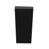 Transolid EM981-09 1-in x 1.87-in x 98-in Transition Edge Molding, Black