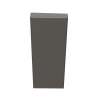 Transolid EM981-40 Prodigy 1-in x 1.87-in x 98-in Transition Edge Molding, Dark Grey