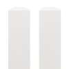Transolid SFIM962-21V Saramar .25-in x 1-in x 96-in Flat Inside Corner Molding, White Velvet