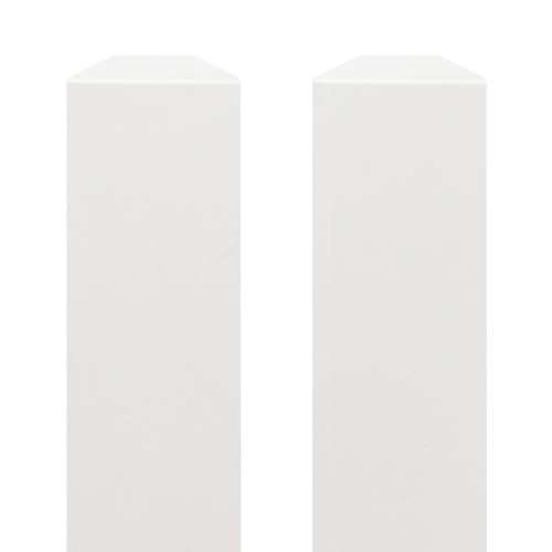 Transolid SFIM962-21V Saramar .25-in x 1-in x 96-in Flat Inside Corner Molding, White Velvet