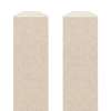 Transolid SFIM962-28V Saramar .25-in x 1-in x 96-in Flat Inside Corner Molding, Cashew Velvet