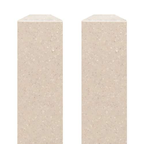 Transolid SFIM962-28V Saramar .25-in x 1-in x 96-in Flat Inside Corner Molding, Cashew Velvet