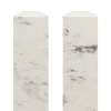 Transolid SFIM962-47V Saramar .25-in x 1-in x 96-in Flat Inside Corner Molding, White Venito Velvet