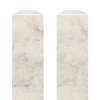 Transolid SFIM962-48V Saramar .25-in x 1-in x 96-in Flat Inside Corner Molding, Biscotti Marble Velvet