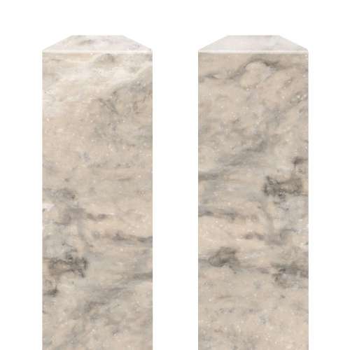 Transolid SFIM962-49 Saramar .25-in x 1-in x 96-in Flat Inside Corner Molding, Sand Creme