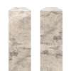 Transolid SFIM962-49V Saramar .25-in x 1-in x 96-in Flat Inside Corner Molding, Sand Creme Velvet