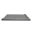 Transolid FZSDTR6336-40 Trimslate 63-in x 36-in Tub Replacement Shower Base with Adjustable Double Threshold and End Drain, Dark Grey