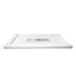 Transolid FZSDT6032C-31 Trimslate 60-in x 32-in Shower Base with Adjustable Double Threshold and Center Drain, White