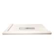 Transolid FZSDT6032C-32 Trimslate 60-in x 32-in Shower Base with Adjustable Double Threshold and Center Drain, Cameo