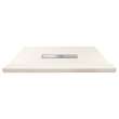 Transolid FZST4836C-32 Trimslate 48-in x 36-in Shower Base with Adjustable Single Threshold and Center Drain, Cameo
